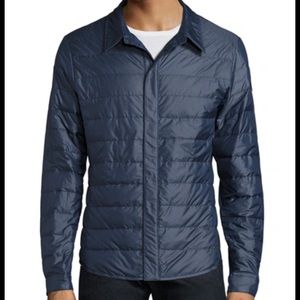 Canada Goose Roxton Nylon Water-Resistant Down Shirt Jacket Navy Size M